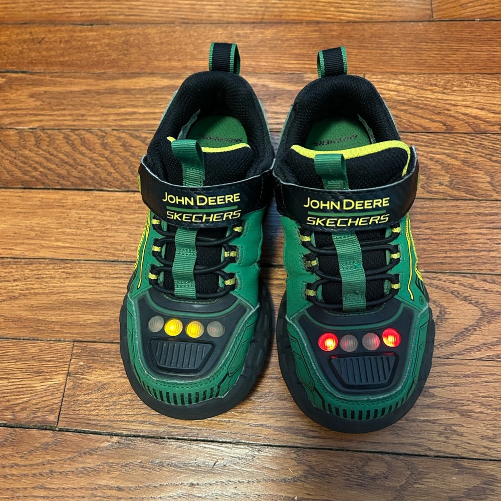 John Deere light up kids sketchers